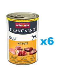 ANIMONDA GranCarno Adult tītars 6x400g |