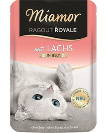 MIAMOR Ragout Royale in Jelly Salmon maisiņā kaķiem 100 g