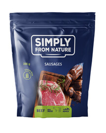 SIMPLY FROM NATURE Dabīgas desiņas ar liellopa gaļu 200 g