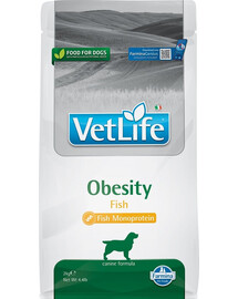 FARMINA VetLife Obesity Fish barība pieaugušiem suņiem 2 kg