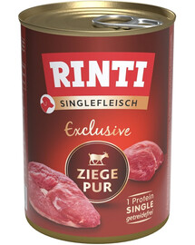 RINTI Singlefleisch Exclusive Goat Pure monoproteīns kazas 400 g