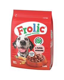 FROLIC Naturally Irresistible 2,6 kg półwilgotna karma pełnoporcjowa dla dorosłych psów ze świeżą wołowiną