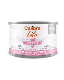 CALIBRA Cat Life Kitten Chicken 200g monoproteīnu vistas barība kaķēniem