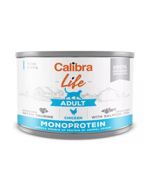 CALIBRA Cat Life Adult Chicken 200 g monoproteīnu vistas barība kaķiem