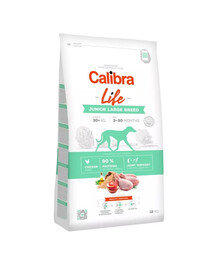 CALIBRA Dog Life Junior Large Breed Chicken 2,5 kg lielu šķirņu kucēniem vistas gaļa