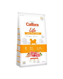 CALIBRA Dog Life Adult Small Breed Lamb 1,5 kg mazo šķirņu suņiem jērs