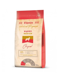 FITMIN dog medium puppy 12 kg vidēja lieluma šķirņu kucēniem