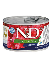 FARMINA N&D Quinoa Digestion Dog 140 g jēra gaļa suņiem ar gremošanas traucējumiem
