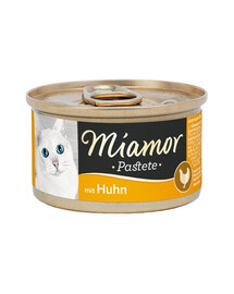 MIAMOR Pastete ar vistu + pīli 24x85g