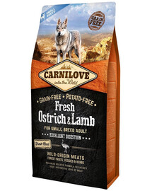 CARNILOVE Ostrich & Lamb for Small Breed 6 kg