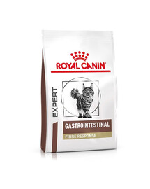 ROYAL CANIN Cat Fibre Response 2 x 4 kg sausā barība pieaugušiem kaķiem ar tieksmi uz aizcietējumiem un/vai matu kamoliem