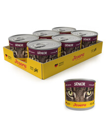 JOSERA Cat Senior mitrā barība vecākiem kaķiem skārda 200g 6+1 FREE