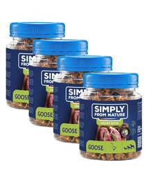 SIMPLY FROM NATURE Smart Bites Zosu trenažieri suņiem 4x130 g