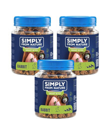 SIMPLY FROM NATURE Smart Bites trušu trenažieri suņiem 3x130g