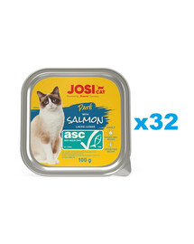 JOSERA JosiCat Laša pastēte kaķiem 32x100g