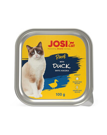 JOSERA JosiCat Pīļu pastēte kaķiem 100g