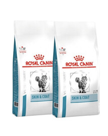 ROYAL CANIN VHN Cat Skin & Coat 2 x 400 g Diētiskā barība kaķiem ar jutīgu ādu