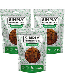 SIMPLY FROM NATURE Meat Noodles Gaļas bumbiņas ar brieža un mežacūkas gaļu suņiem 3x80 g