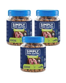 SIMPLY FROM NATURE Smart BitesZosu trenažieri suņiem 3x130 g