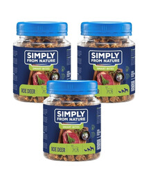 SIMPLY FROM NATURE Smart Bites Stirnu trenažieri suņiem 3x130g