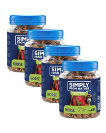 SIMPLY FROM NATURE Smart Bites  Zirga gaļas treneri suņiem 4x130g