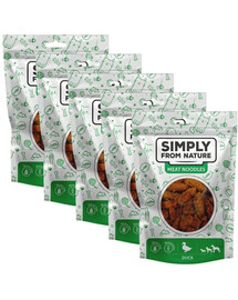 SIMPLY FROM NATURE Meat Noodles Gaļas bumbiņas nūdeles ar pīli suņiem 5x80 g