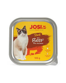 JOSERA JosiCat Liellopu gaļas pastēte kaķiem 100g