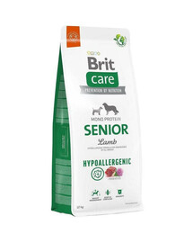 BRIT CARE Hypoallergenic Senior Lamb 12kg veciem suņiem ar jēra gaļu