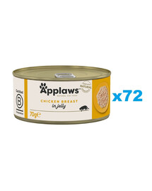 APPLAWS Cat Adult Chicken Breast in Jelly vistas gaļa želejā 72x70g