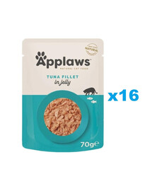 APPLAWS Cat Adult Pouch Tuna in Jelly tunča fileja 16x70 g