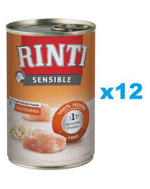 RINTI Sensible Vistas gaļa ar rīsiem 12x400 g