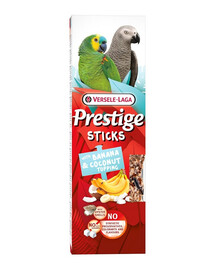 VERSELE-LAGA Prestige Sticks 2 flakoni ar banānu un kokosriekstu smidzinātāju lieliem papagaiļiem 140g