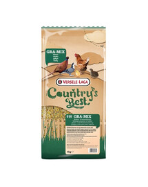 VERSELE-LAGA Country's Best Gra-Mix Chicks&Quail Graudu maisījums vistām un paipalām 4kg maisījums ar smalki sasmalcinātu kukurūzu.