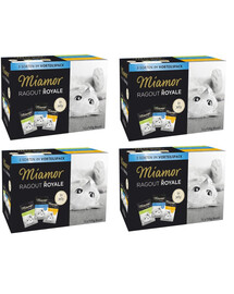 MIAMOR Ragout Royale Multibox 48x 100 g zivju un gaļas garšas želejā