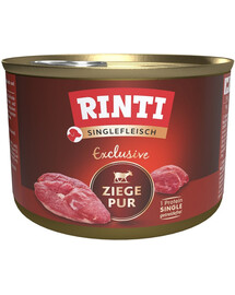 RINTI Singlefleisch Exclusive Goat Pure monoproteīns kazas 185 g