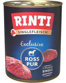 RINTI Singlefleisch Exclusive Horse Pure monoproteīns 800 g
