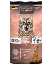 LEONARDO Adult Grain Free Salmon 1,8 kg sausā barība bez graudiem ar lasi kaķiem