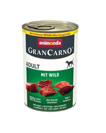 ANIMONDA GranCarno Adult dziczyzna 400g