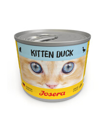 JOSERA Kitten Kitten Duck mitrā kaķēnu barība 200g kārba