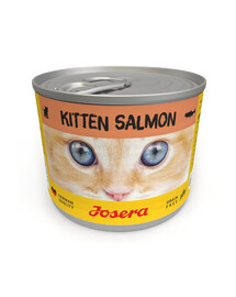 JOSERA Kitten Kitten Salmon mitrā kaķēnu barība 200g bundža
