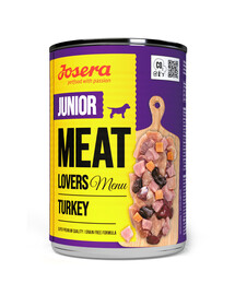 JOSERA Meat Lovers Junior Menu Turcija kucēniem 400g