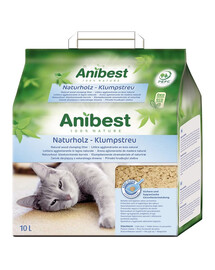 JRS Cat’s Best Anibest ECO dabīgie koksnes pakaiši 10 l (4,5 kg)