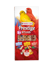 VERSELE-LAGA Prestige Sticks 3 dažādas flakoni kanārijputniņiem 90g