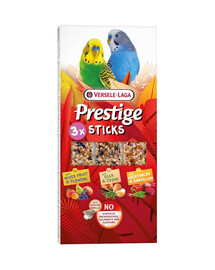 VERSELE-LAGA Prestige Sticks 3 dažādas kolbas maziem papagaiļiem 90g