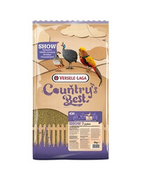 VERSELE-LAGA Country's Best Show 3 Pellets 5kg 3mm granulas dekoratīvajiem putniem no 13 nedēļām.