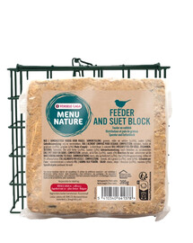 VERSELE-LAGA Menu Nature tauku bloks ar sēklām + atkārtoti lietojams barotājs 395g