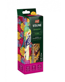 VITAPOL Vitaline Flora Smakers maziem un vidējiem papagaiļiem 80 g