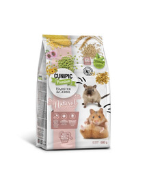 CUNIPIC Premium Hamster Gerbil 600g barība kāmjiem un pelēkzirņiem