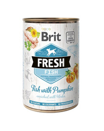 BRIT FRESH fish & pumpkin 400 g zivis un ķirbji