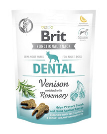 BRIT Care Dog Functional snack Dental Venison 150g kārums ar brieža gaļu veselīgiem zobiem